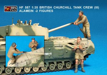 1/35 BRITISH CHURCHILL TANK CREW (III) ALAMEIN - 2 FIGS