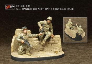 1/35 U.S. RANGER (II) "OIF" ISAF-2 FIGURES W/BASE