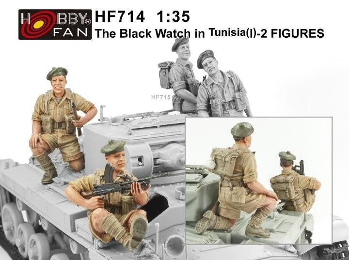 1/35 THE B1/6 LACK WATCH IN TUSISIA (1) -2 FIGURES