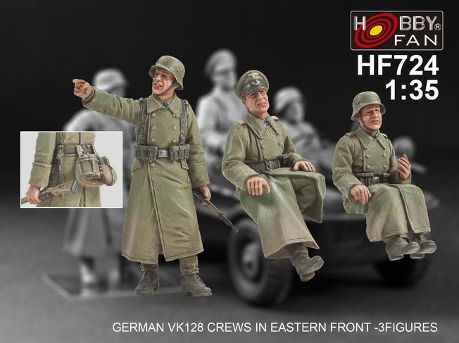 1/35 GERMAN VK128 CREWS IN EASTERN FRONT - 3 FIGS