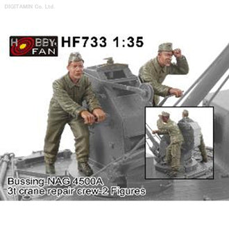 1/35 BUSSING NAG 4500A 3T CRANE REPAIR CREW (2 FIG)