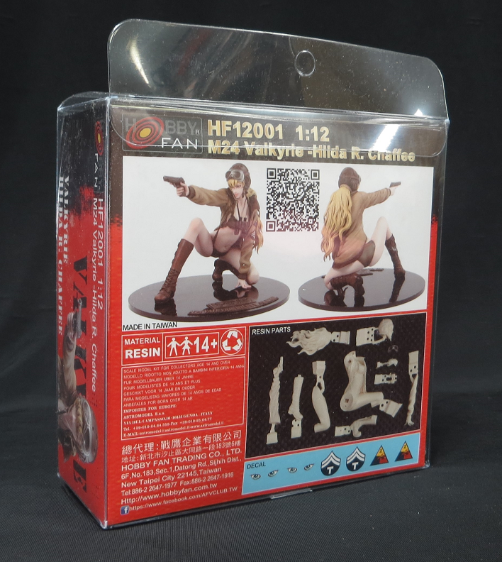 1/12 Resin Figure of M24 Valkyrie – Hilda R. Chaffee (HF1201)