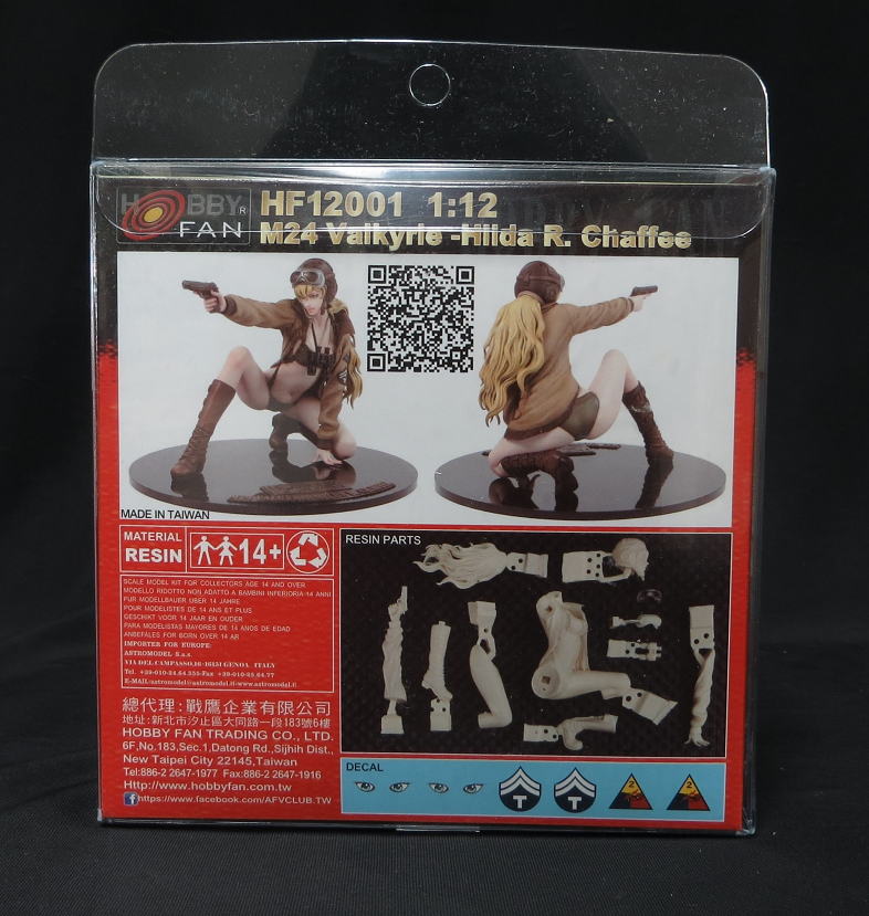 1/12 Resin Figure of M24 Valkyrie – Hilda R. Chaffee (HF1201)