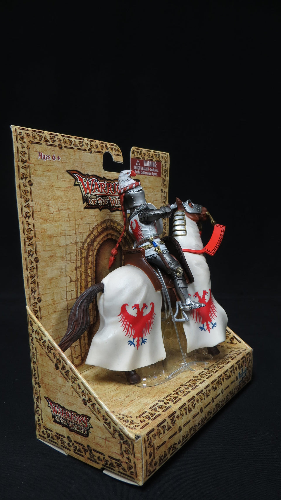 90MM (1/18 Scale) ENGLISH KNIGHT & WARHORSE