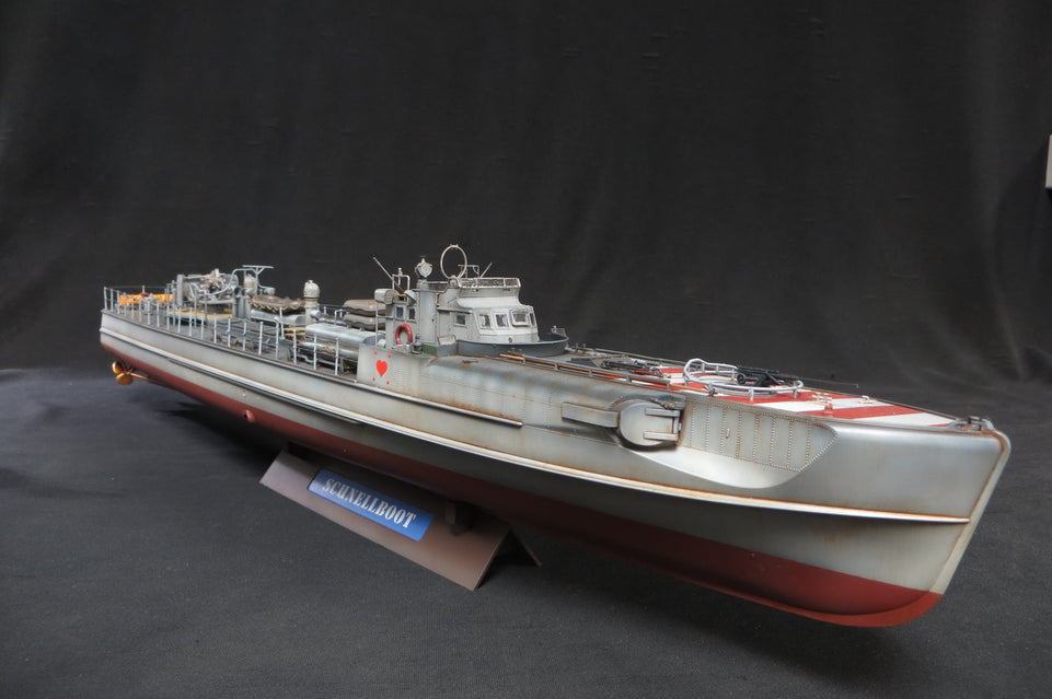 FORE Hobby FOR-1001 1/72 Scale Schnellboot S-38 w/ Display Stand