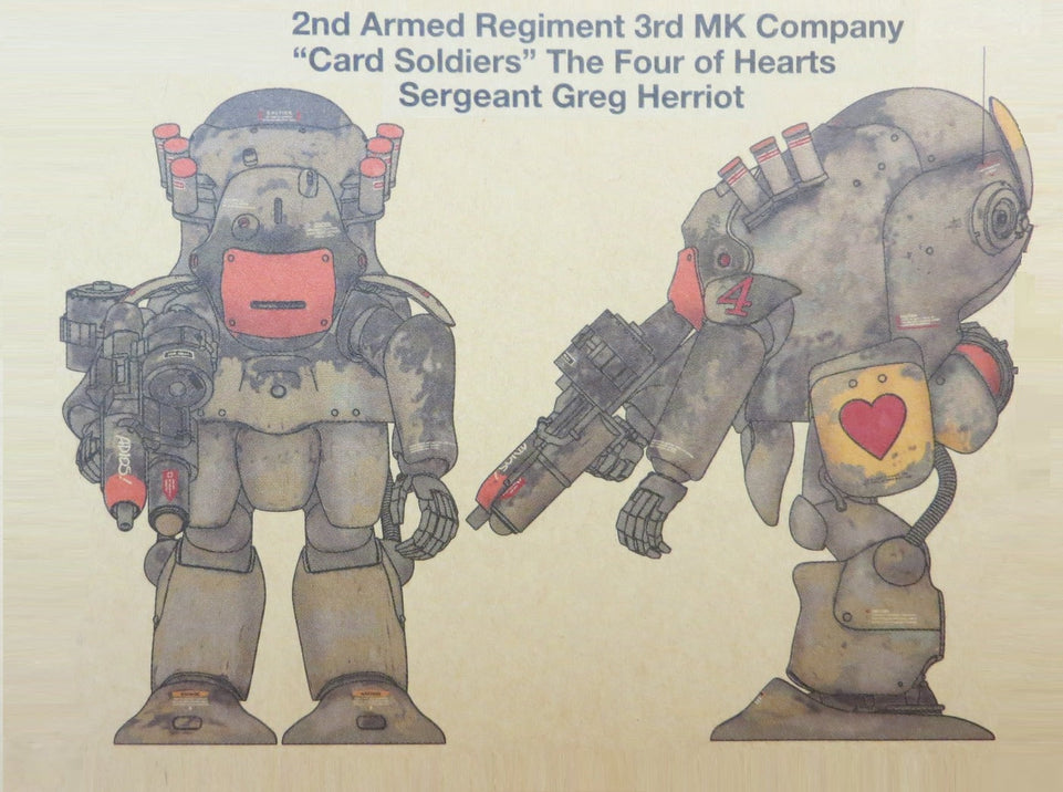 HAS-64007 1/20 Maschinen Krieger MK44 AMMOKNIGHT (Smartgun Equipment Type) w/ Crew Figure by Hasegawa