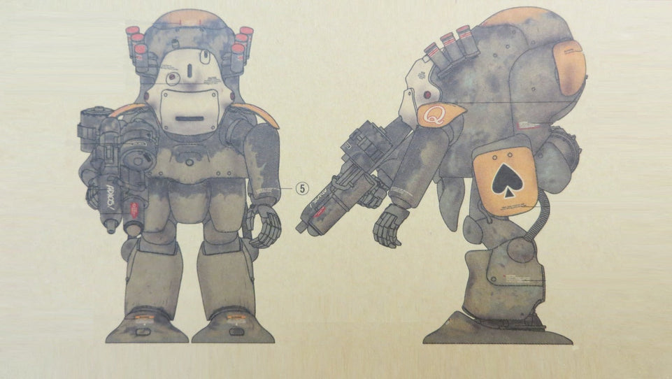 HAS-64007 1/20 Maschinen Krieger MK44 AMMOKNIGHT (Smartgun Equipment Type) w/ Crew Figure by Hasegawa