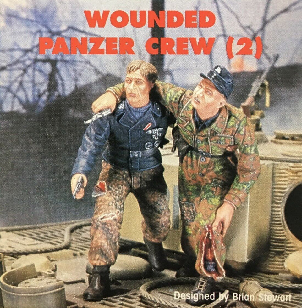 Jaguar Models 1/35 Wounded Panzer Crew (2 Resin figures) - #63039