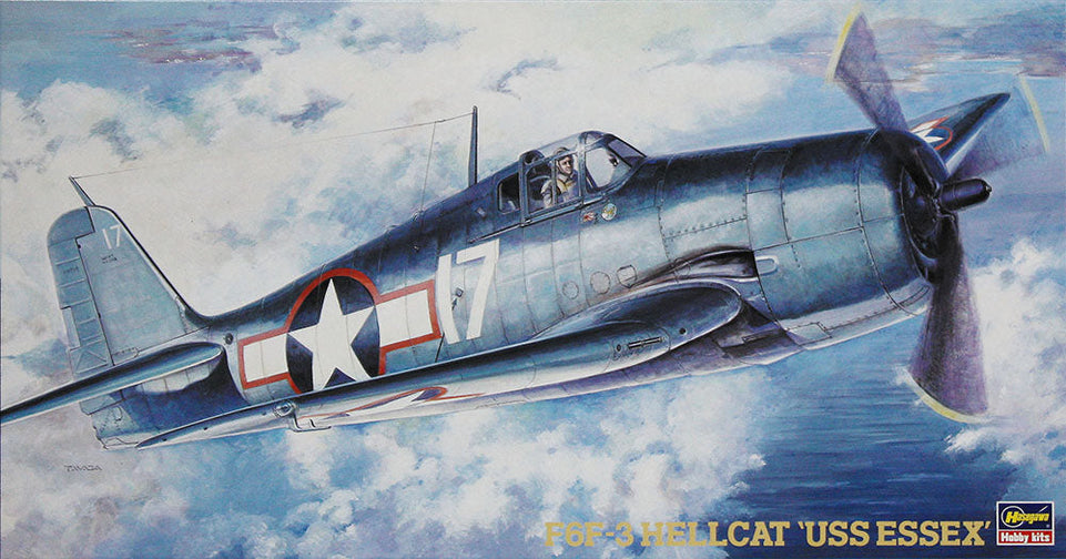 1/48 F6F-3 HELLCAT "USS ESSEX" HASEGAWA