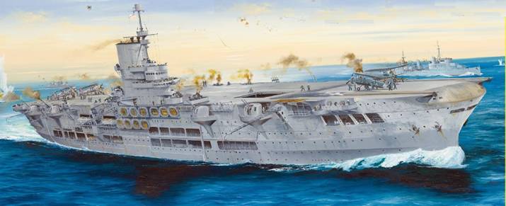 1/350 HMS ARK ROYAL 1939 BY MERIT INTERNATIONAL