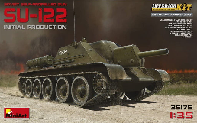 1/35 SU-122 (INITIAL PRODUCTION) WITH FULL INTERIOR (MINIART)