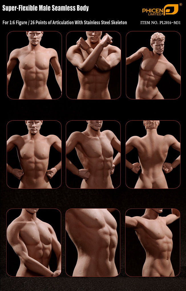 1/6 SUPER-FLEXIBLE MALE SEAMLESS BODY