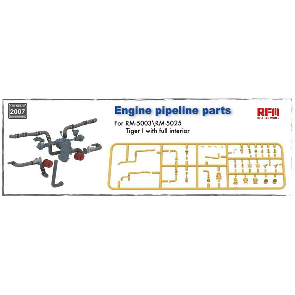 Rye Field RM2007 - Upgrade Solution for 1/35 Tiger I Maybach Engine