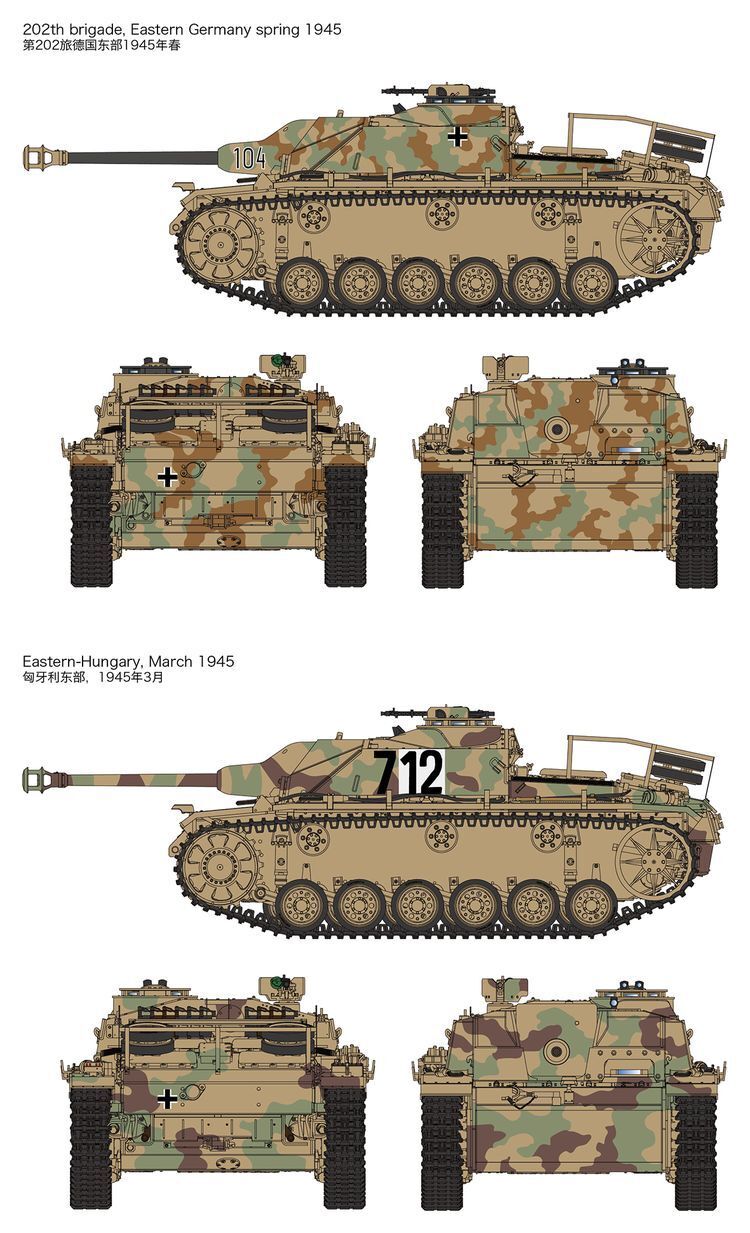 1/35 WWII StuG III Late Production w/ Moveable Suspension and Tracks