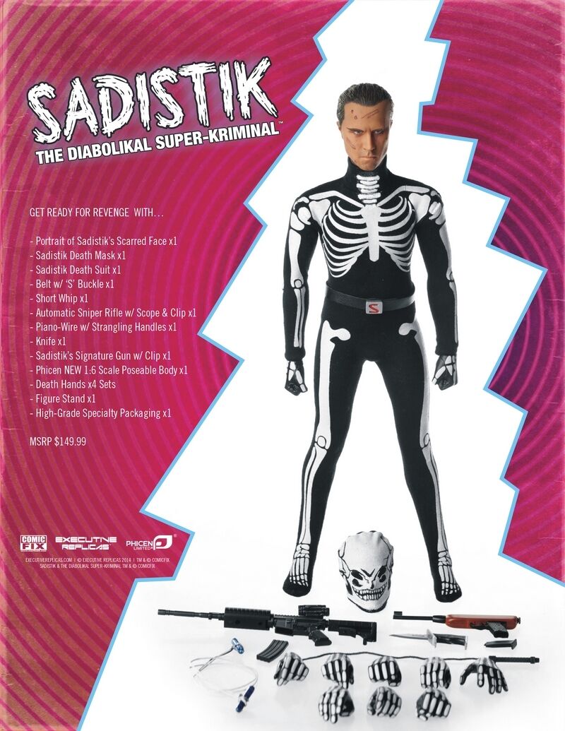 1/6 SADISTIK THE DIABOLIKAL SUPER-KRIMINAL ACTION FIGURE BY PHICEN