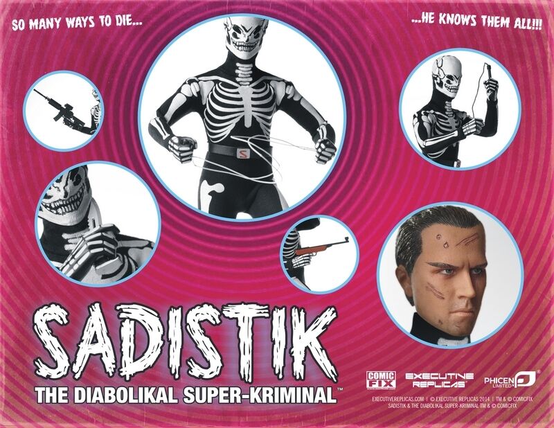 1/6 SADISTIK THE DIABOLIKAL SUPER-KRIMINAL ACTION FIGURE BY PHICEN