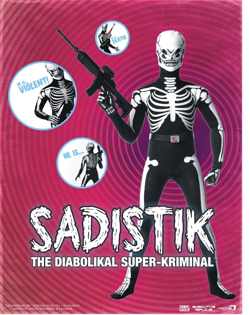 1/6 SADISTIK THE DIABOLIKAL SUPER-KRIMINAL ACTION FIGURE BY PHICEN