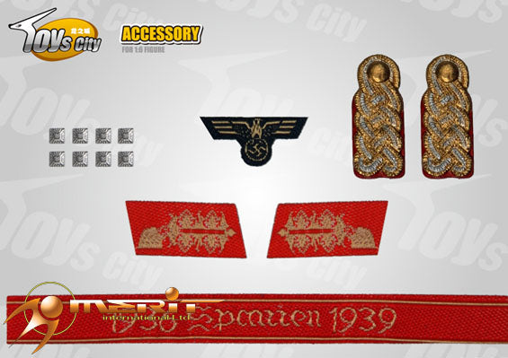 1/6 WWII GERMAN ARYM INSIGNIAS SET 15