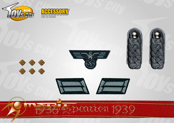 1/6 WWII GERMAN ARYM INSIGNIAS SET 17