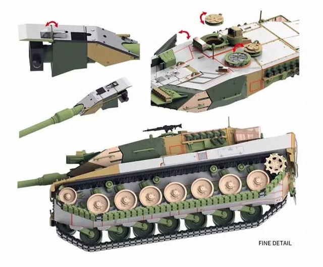 1/72 Scale German MBT Leopard 2 A5/A6 by Border Model