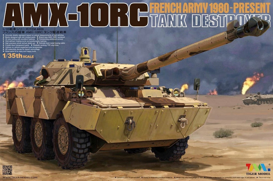 1/35 AMX - 10RC 1991 TIGER MODELS 4609