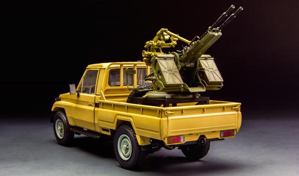 1/35 PICK UP WITH ZPU-2 AA GUN - Meng Model MEN-VS005