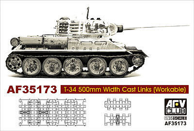 1/35 T-34"S 500MM WIDTH CAST LINKS WORKABLE AFV CLUB AF35173