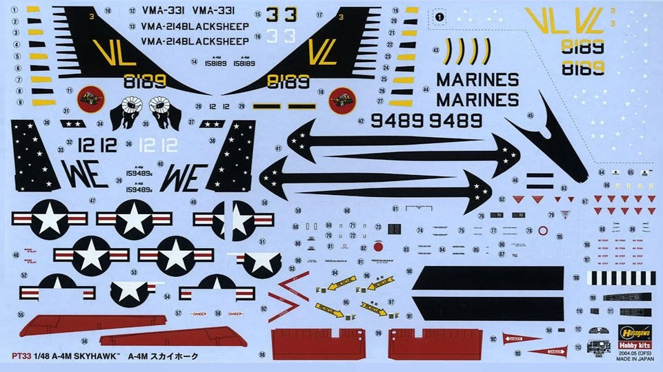 1/48 A-4M SKYHAWK HASEGAWA 07233