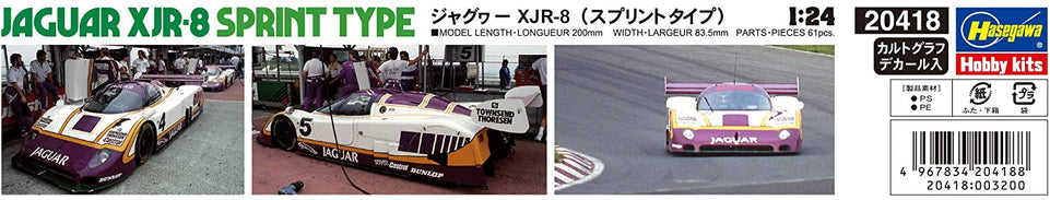 1/24 JAGUAR XJR-8 SPRINT TYPE HASEGAWA 20418