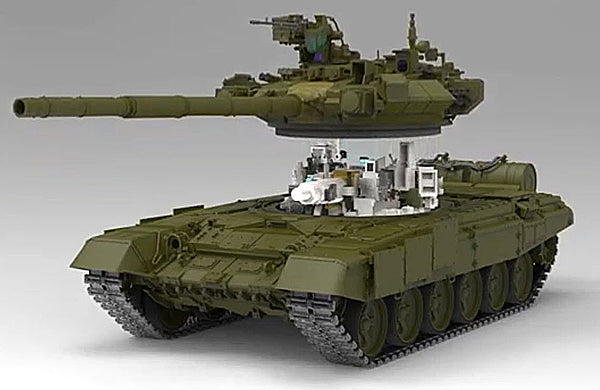 Amusing Hobby 35A050 1/35 Russian T-90A MBT w/ Full Interior & Movable Tracks