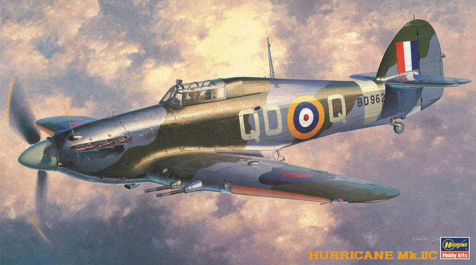 1/48 RAF Hurricane Mk.IIC with resin tires