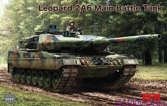 1/35 LEOPARD 2A6 MAIN BATTLE TANK w/ WORKABLE TRACK LINKS RM5065