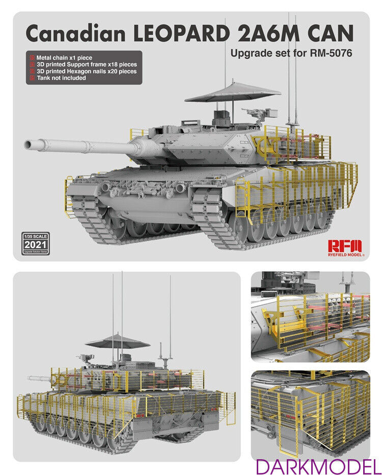 1/35 UPGRADE SET FOR RM5076 CANADIAN LEOPARD 2A6M CAN RM2021