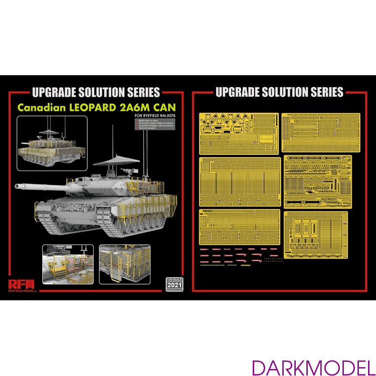 1/35 UPGRADE SET FOR RM5076 CANADIAN LEOPARD 2A6M CAN RM2021