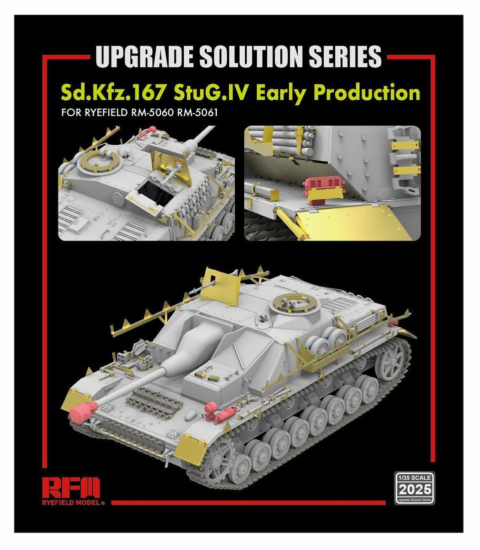 UPGRADE SET FOR RM5060 & RM5061 STUG.IV EARLY PRODUCTION RM2025