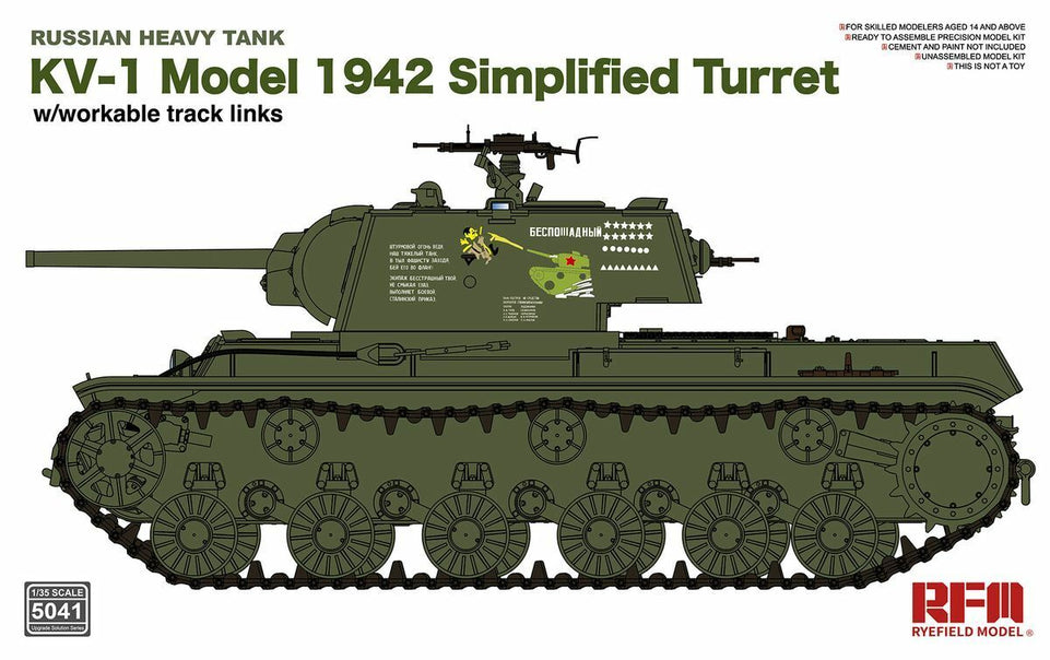 1/35 KV-1 MODEL 1942 "SIMPLIFIED TURRET" RUSSIAN HEAVY TANK RM5041