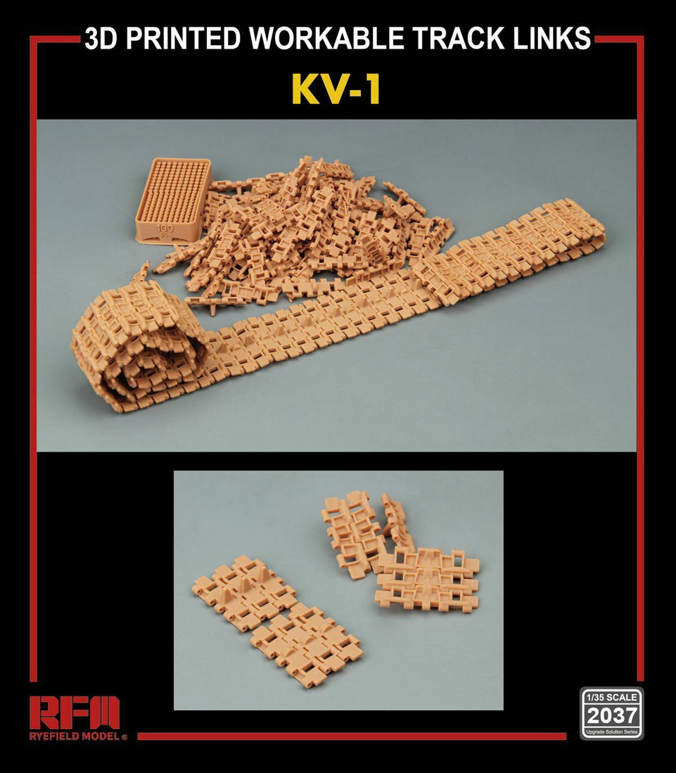 1/35 3D PRINTED WORKABLE TRACKS FOR KV-1 RM2037