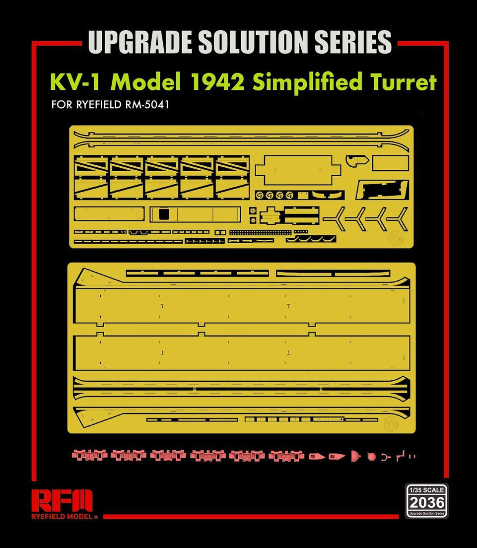 1/35 UPGRADE SET FOR RM5041 KV-1 RM2036