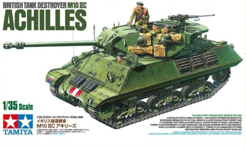 1/35 BRITISH TANK DESTROYER M10 11C ACHILLES by TAMIYA 35366 (MM366)