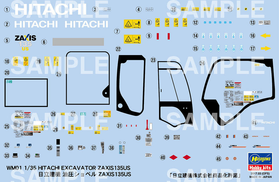 HITACHI CONSTRUCTION MACHINERY HYDRAULIC EXCAVATOR ZAXIS135US