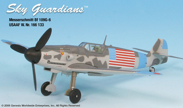 1/72 BF-109-G6 USAAF W. NR. 166 133